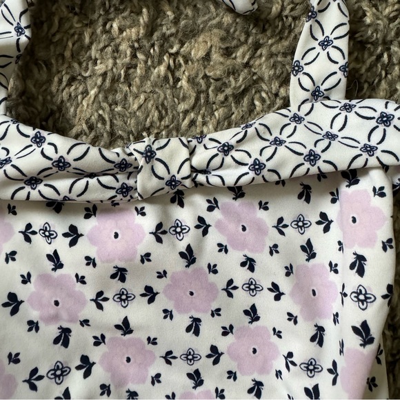 Janie and Jack Floral Halter Neck Swimsuit - Picture 7 of 8